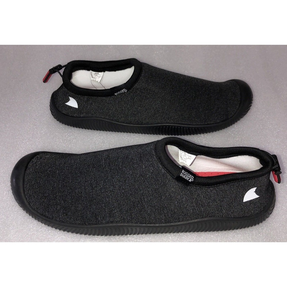Rugged Shark Mens Riptide Water Shoes Watermocs Traction Soles Comfort Size 12